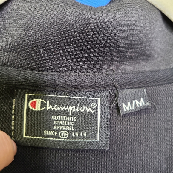 Champion black and white zip up - Picture 7 of 8